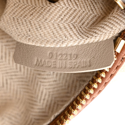 Loewe Jacquard Anagram Calfskin Small Cubi Bag Ecru Tan 7 of 10