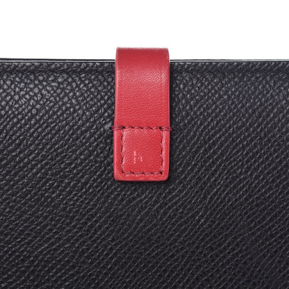 Celine Grained Calfskin Medium Multifunction Strap Wallet Black 10 of 12