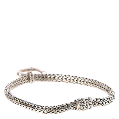 John Hardy Sterling Silver Bamboo Heart Charm Bracelet 3 of 7