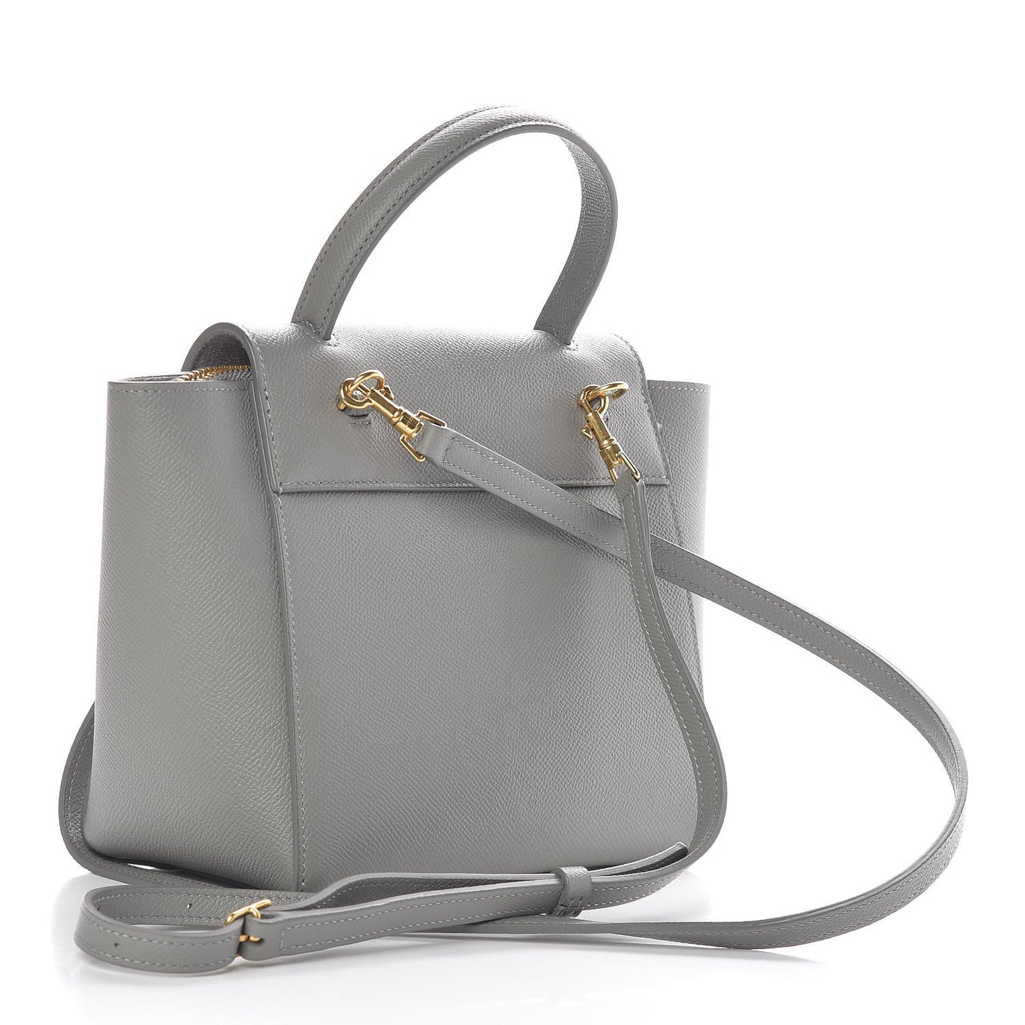 Grained Calfskin Nano Belt Bag Cloud