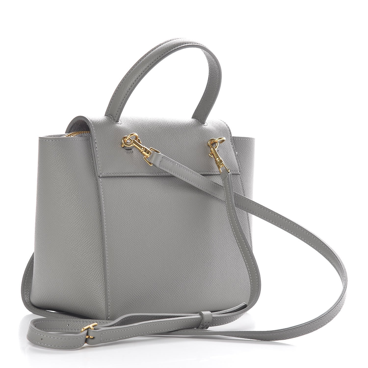 Celine Grained Calfskin Nano Belt Bag Cloud 3 of 9