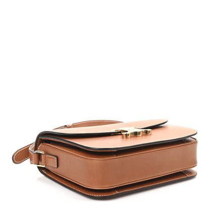 Celine Natural Calfskin Medium Triomphe Tan 4 of 9