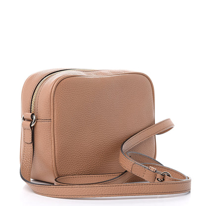 Gucci Pebbled Calfskin Small Soho Disco Bag Rose Beige 3 of 9