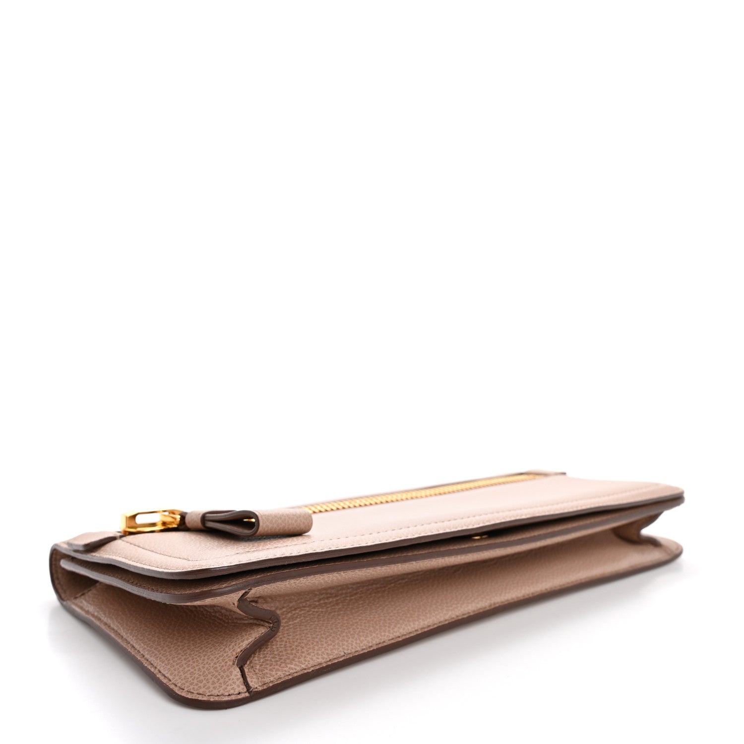 Tom Ford Grained Calfskin Jennifer Clutch Beige 4 of 7