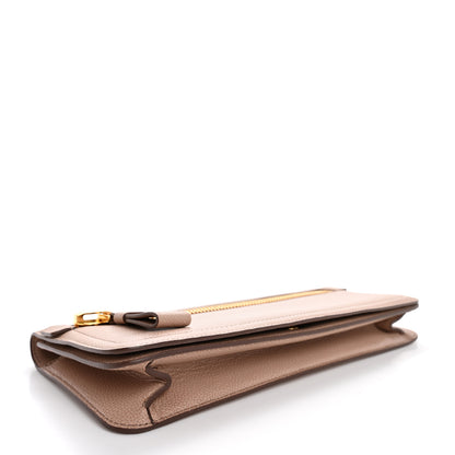 Tom Ford Grained Calfskin Jennifer Clutch Beige 4 of 7