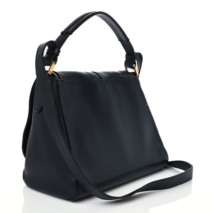 Fendi Vitello Dolce Marmol Anna Shoulder Bag Black 2 of 8