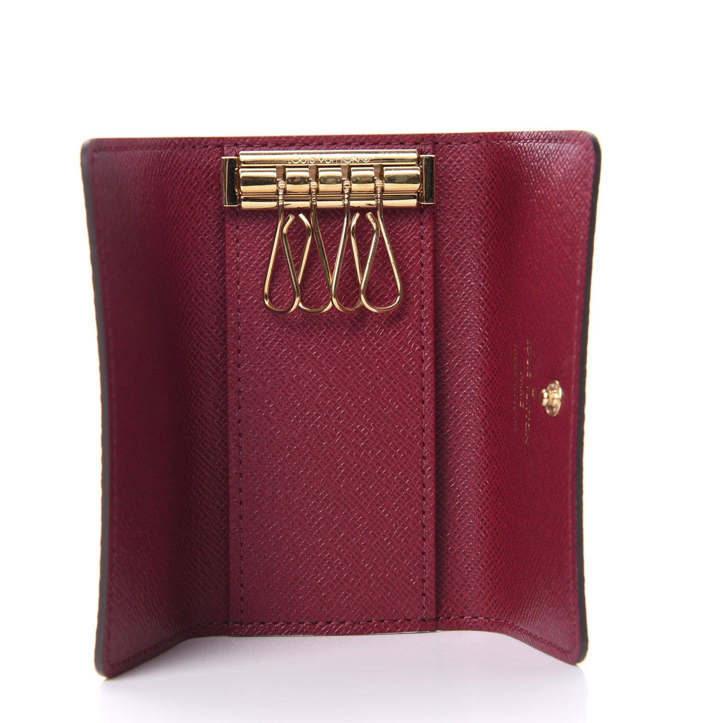Monogram 4 Key Multicles Holder Fuchsia