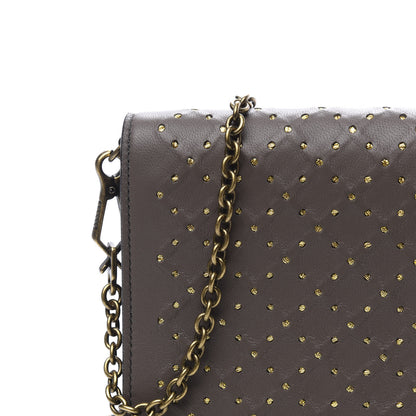 Bottega Veneta Nappa Studded Catena Chain Wallet New Steel 8 of 8