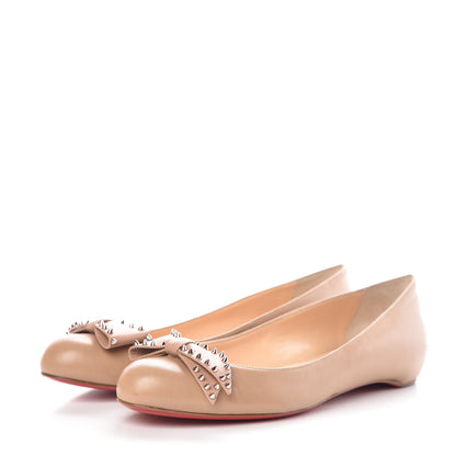 Christian Louboutin Nappa Ballalarina Flats 40.5 Nude 3 of 8
