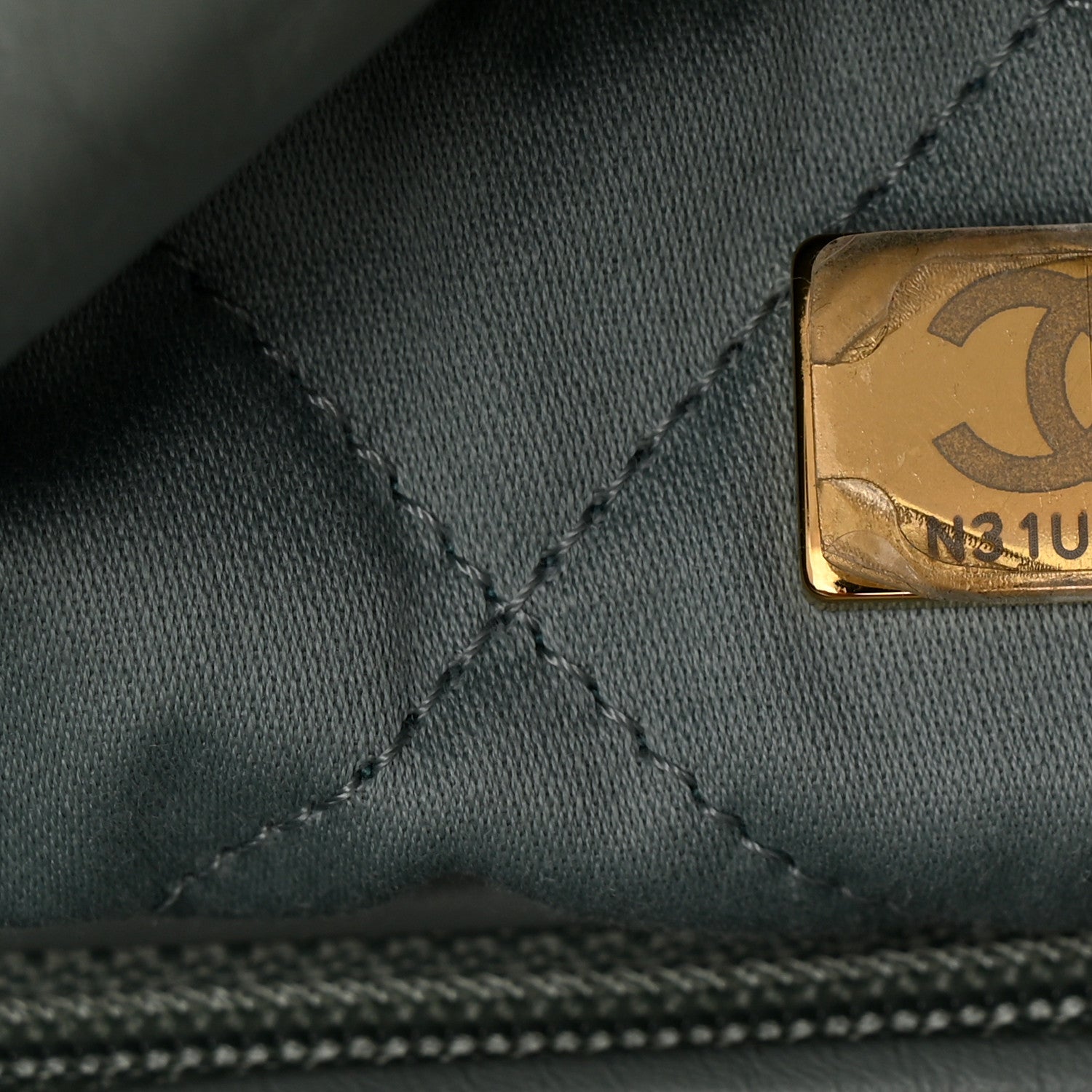 Chanel Shiny Calfskin Quilted Chanel 22 Light Blue 8 of 11