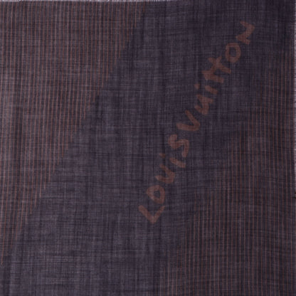 Louis Vuitton Wool Silk Sprouse Shawl Marron 1 of 4