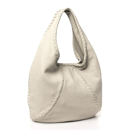 Bottega Veneta Cervo Deerskin Large Hobo White 4 of 11