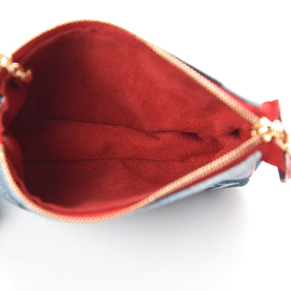 Louis Vuitton Denim Micro Pochette Accessories Denim Rouge 5 of 7