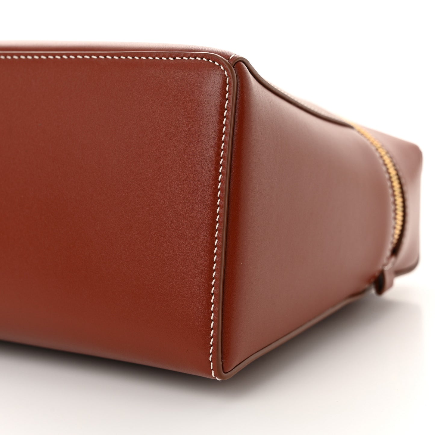 Saddle Calfskin Extra Bag L27 Deep Kummel