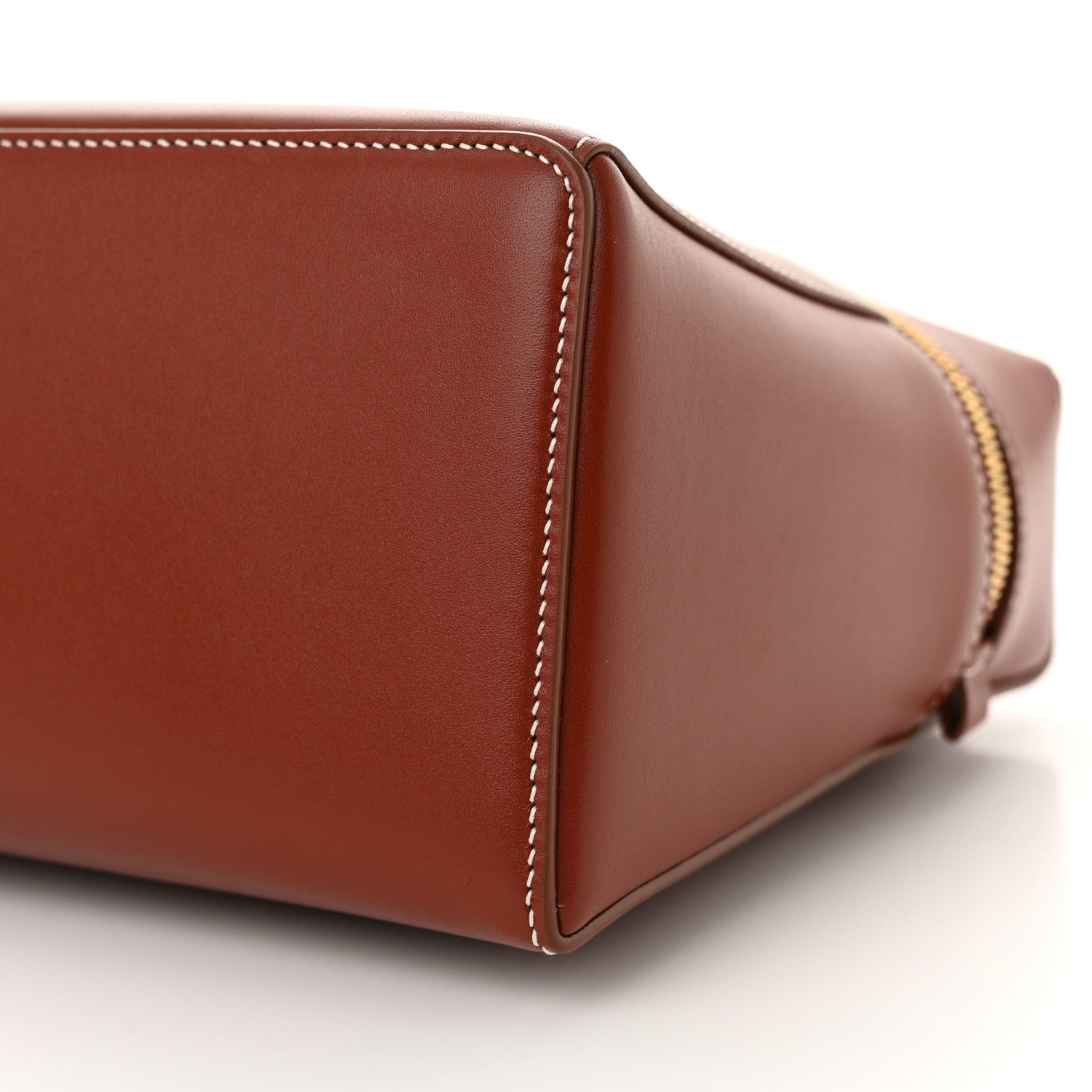 Loro Piana Saddle Calfskin Extra Bag L27 Deep Kummel 9 of 10