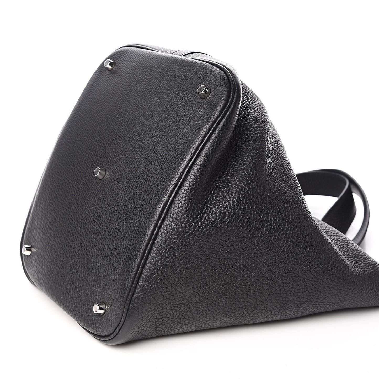 Taurillon Clemence Picotin Lock 26 GM Black