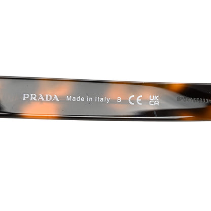 Prada Acetate Shield Sunglasses SPR B21 Tortoise 5 of 8