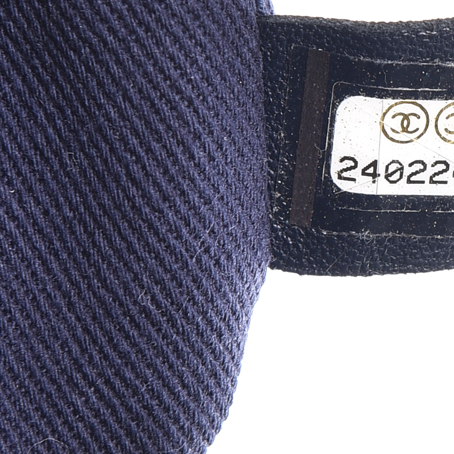 Chanel Canvas Sequin Large Deauville Tote Navy 8 of 10