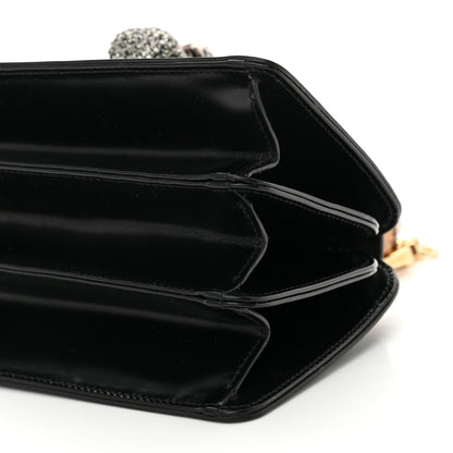 Gucci Calfskin Bamboo Mini Thiara Top Handle Bag Black 10 of 10