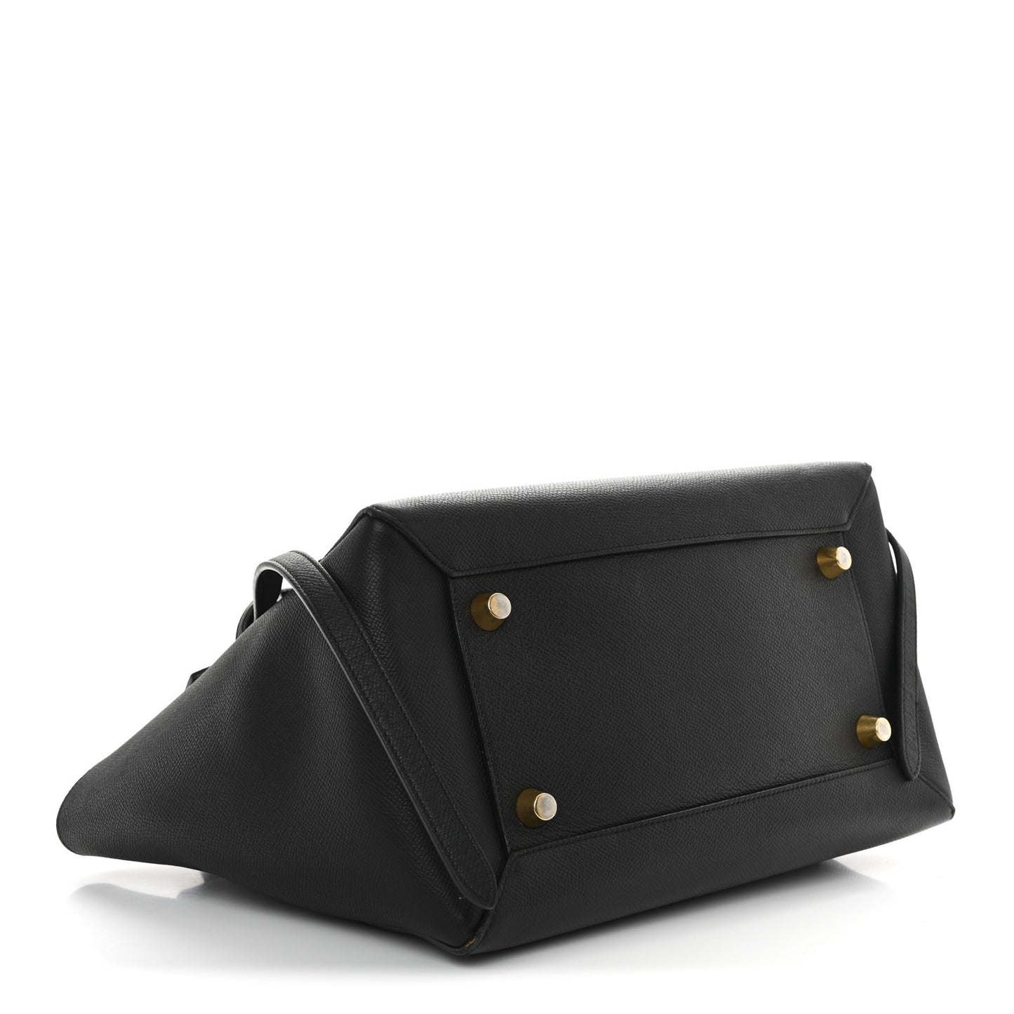 Grained Calfskin Mini Belt Bag Black