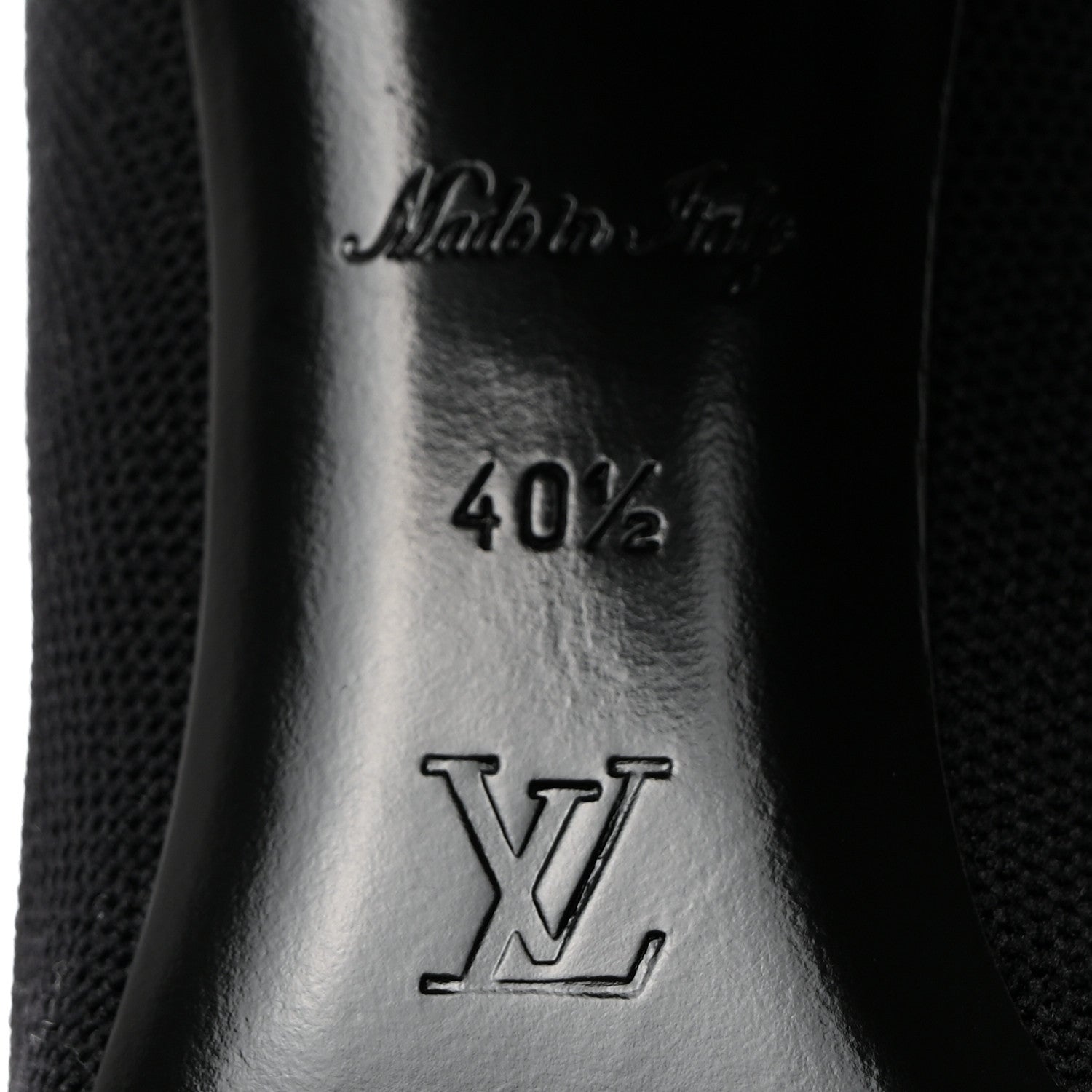 Louis Vuitton Monogram Stretch Fabric Silhouette Ankle Boots 40.5 Black 7 of 7