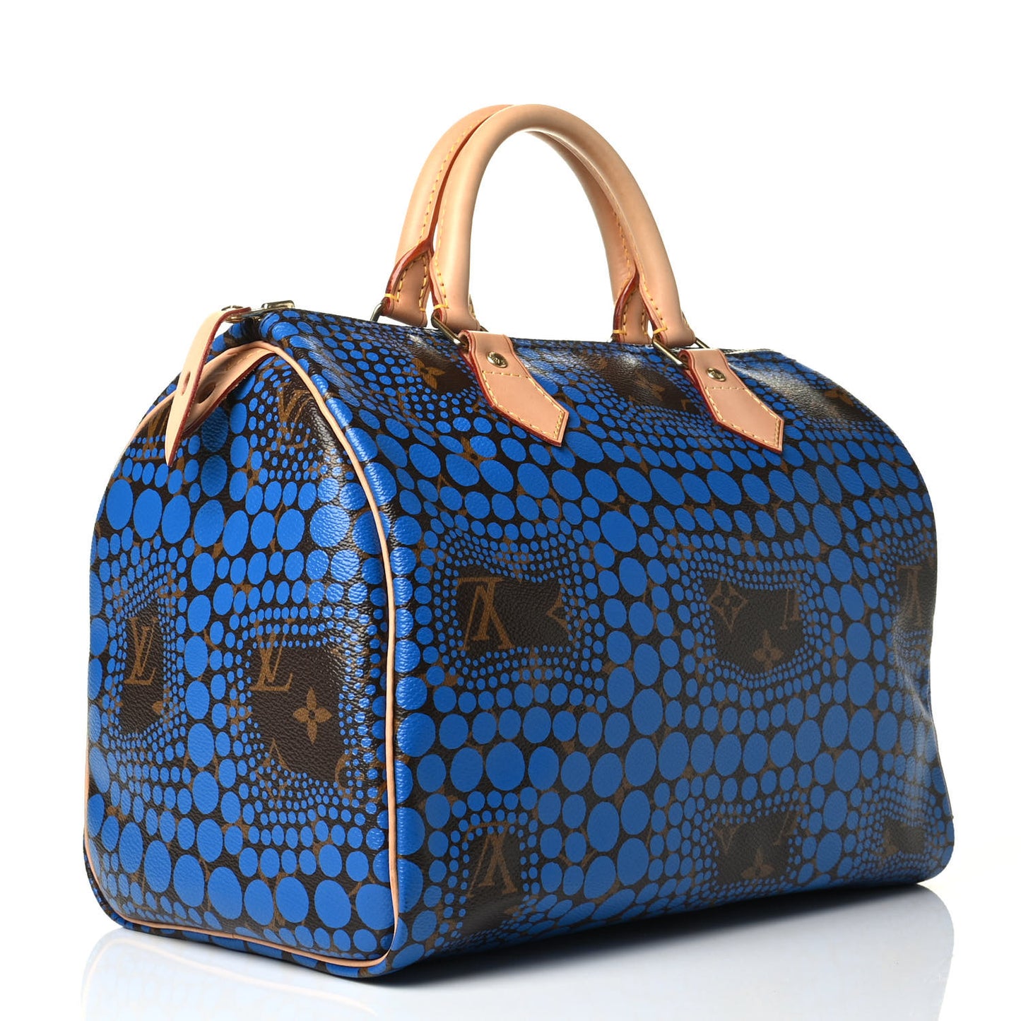 Monogram Kusama Town Speedy 30 Blue