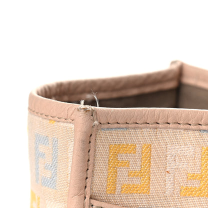 Fendi Zucchino Vitello Shopping Tote Beige Pastel Cipria 14 of 18