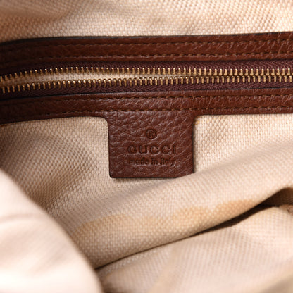 Gucci Monogram Medium New Jackie Shoulder Bag Brown 7 of 12