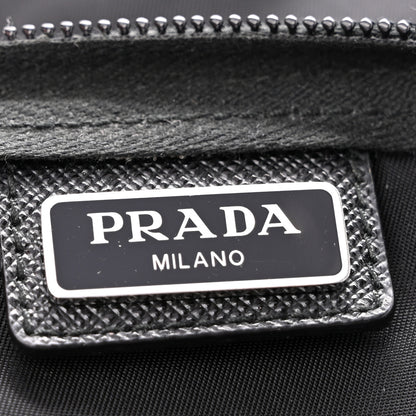 Prada Nylon Tessuto Cosmetic Pouch Black 6 of 8