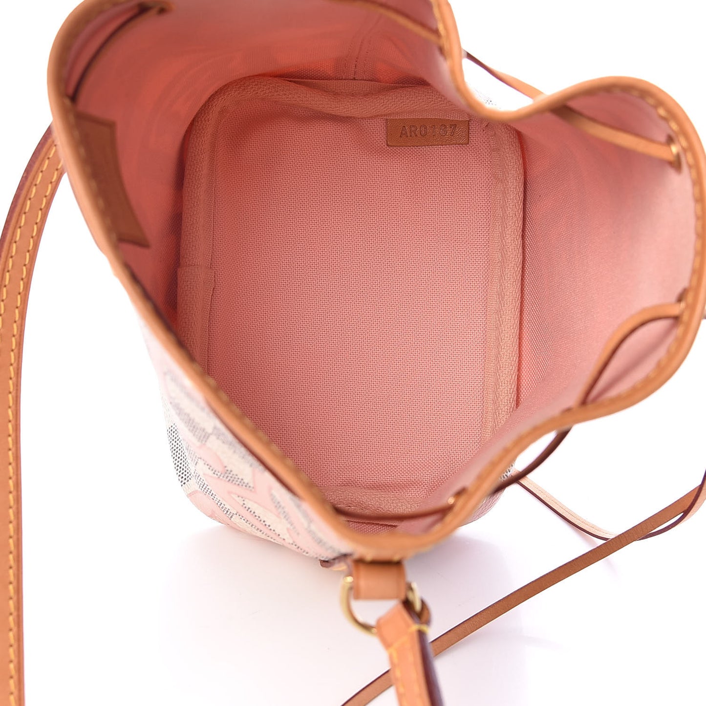 Damier Azur Tahitienne Nano Noe Rose Ballerine