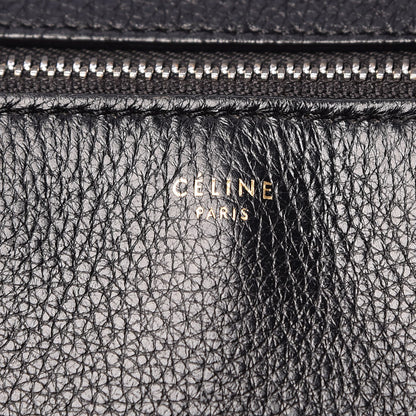Celine Supple Calfskin Medium Edge Shoulder Bag Black 6 of 11