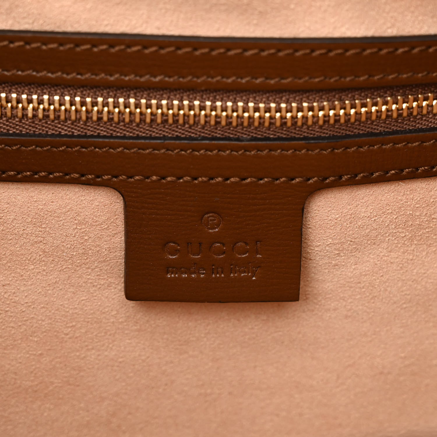 Gucci GG Supreme Monogram Azalea Calfskin Web Medium Jackie 1961 Hobo Beige Ebony Brown Sugar 6 of 10