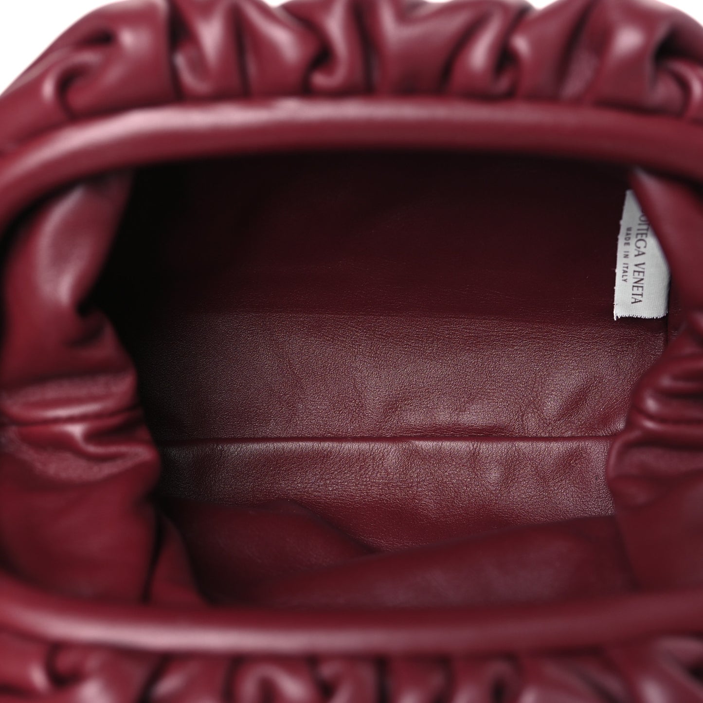 Butter Calfskin The Mini Pouch Bordeaux