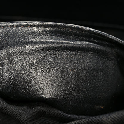 Saint Laurent Calfskin Y Quilted Monogram Monochrome Small Loulou Chain Satchel Black 8 of 14