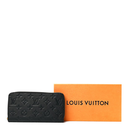 Louis Vuitton Empreinte Zippy Wallet Black 11 of 11