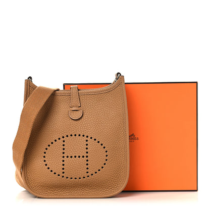 Hermes Taurillon Clemence Evelyne TPM Biscuit 12 of 12