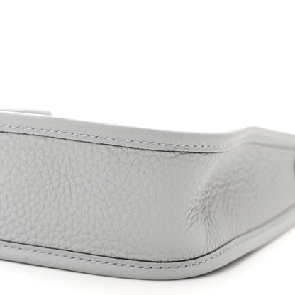 Hermes Taurillon Clemence Evelyne TPM Bleu Glacier 10 of 11