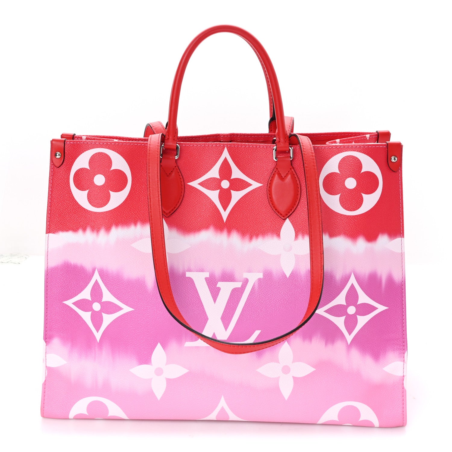 Louis Vuitton Monogram Escale Onthego GM Rouge 1 of 9