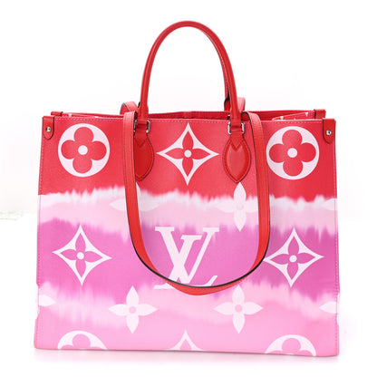 Louis Vuitton Monogram Escale Onthego GM Rouge 1 of 9