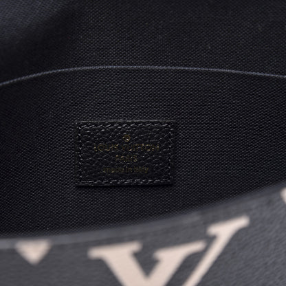 Louis Vuitton Empreinte Monogram Giant Crafty Pochette Felicie Black Creme 7 of 9