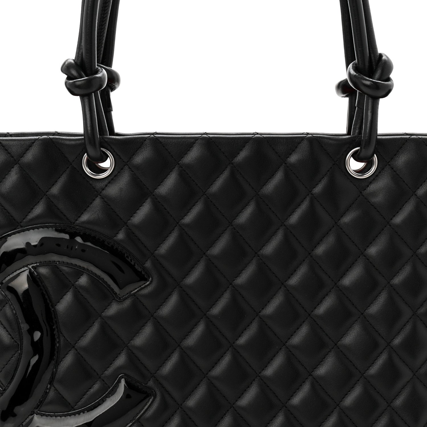 Chanel Calfskin Quilted Large Cambon Tote Black 8 of 10