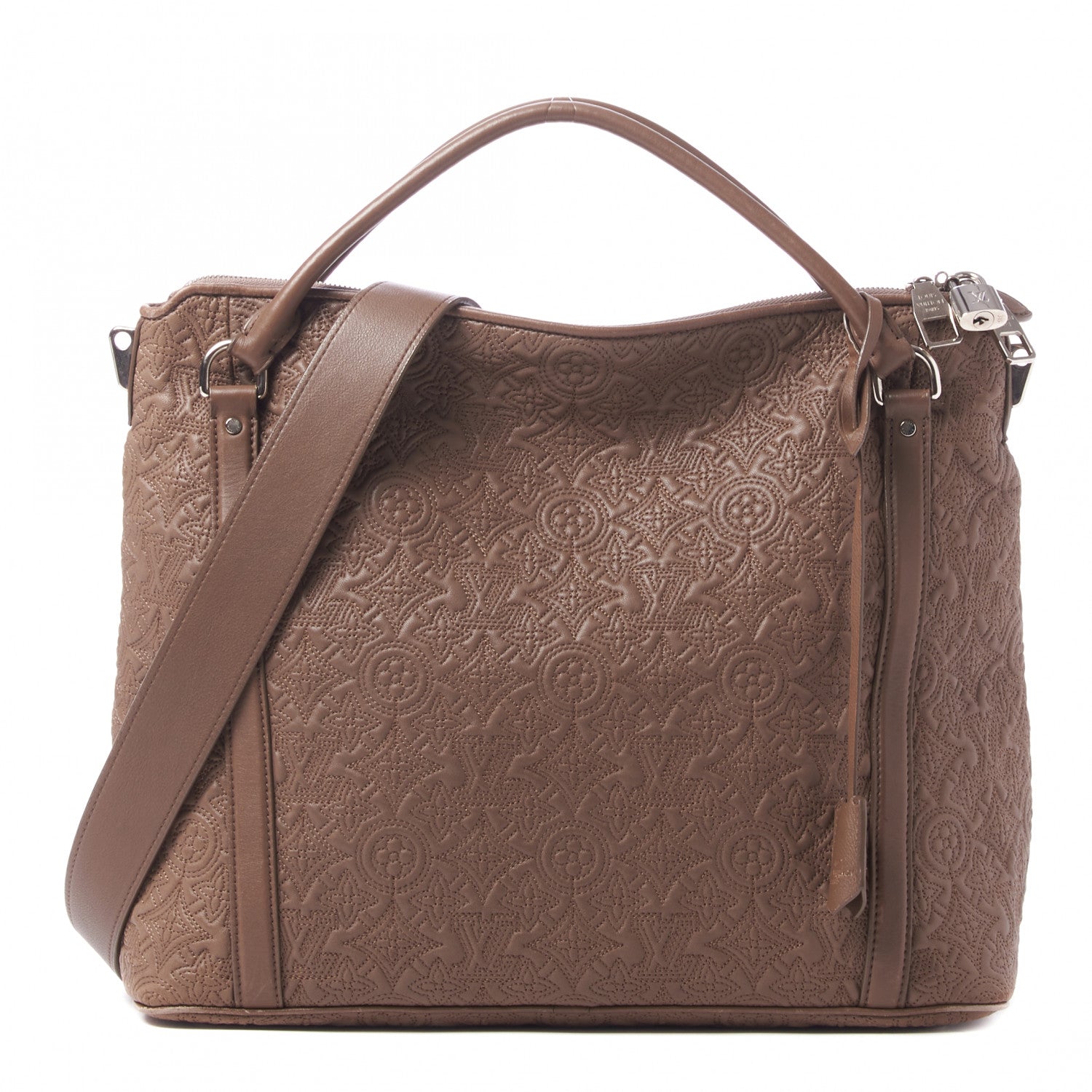 Louis Vuitton Monogram Lambskin Antheia IXIA MM Olive 1 of 7