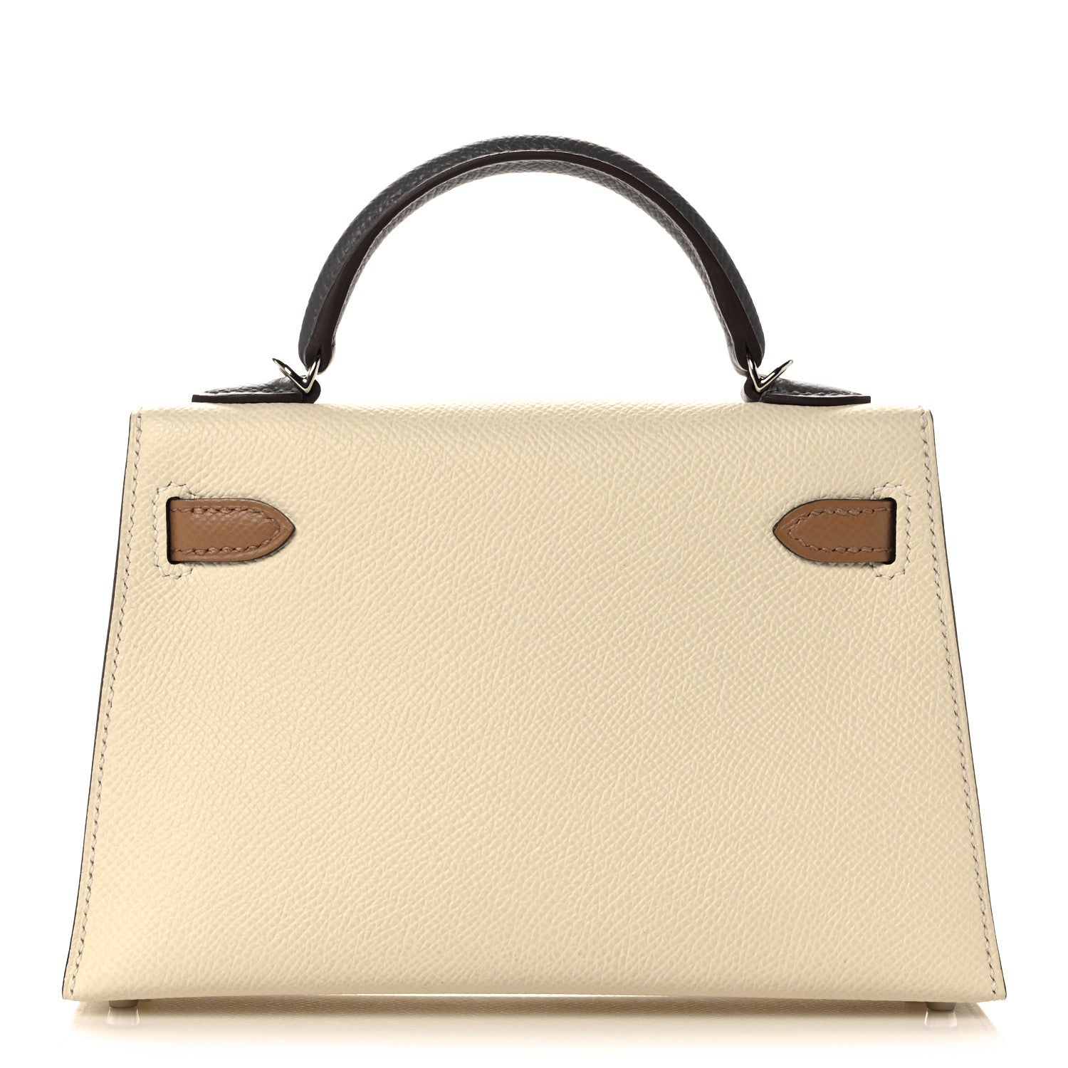 Hermes Epsom Mini Kelly Sellier 20 Nata Chai Gris Meyer 4 of 32