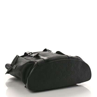 Louis Vuitton Taurillon Monogram Christopher MM Backpack Black 4 of 9