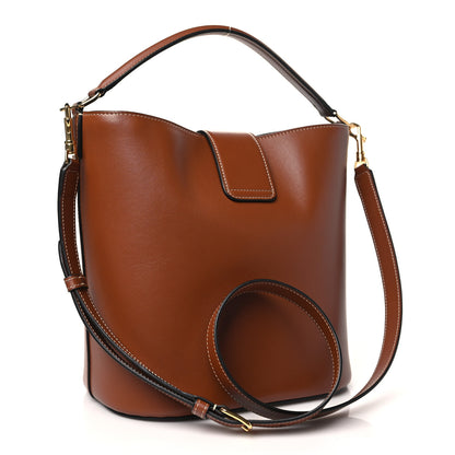 Celine Smooth Calfskin Triomphe Medium Louise Bag Tan 4 of 12