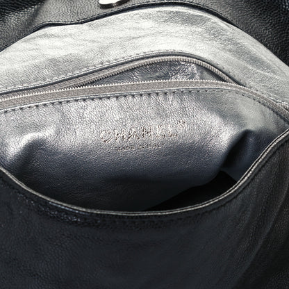 Chanel Glazed Calfskin Modern Chain Tote Black 6 of 10