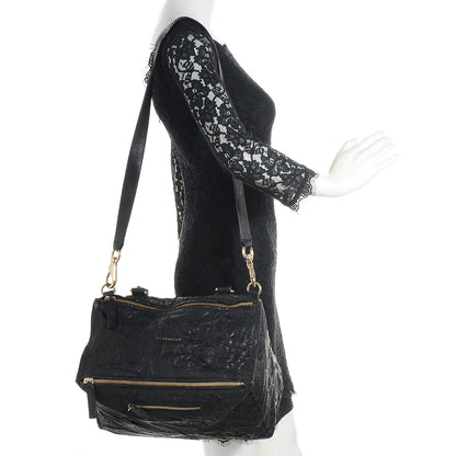 Givenchy Tumbled Sheepskin Medium Pandora Bag Black 2 of 10