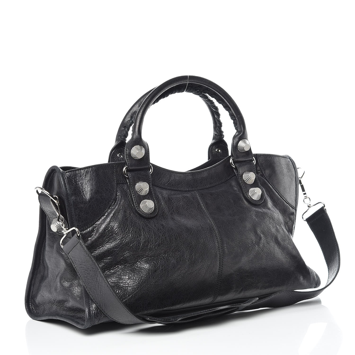 Balenciaga Agneau Giant 21 Silver Hardware Part Time Black 4 of 10