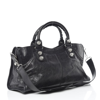 Balenciaga Agneau Giant 21 Silver Hardware Part Time Black 4 of 10