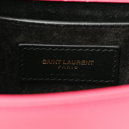 Saint Laurent Calfskin Small Classic Monogram Kate Tassel Satchel Lipstick Fuchsia 6 of 11